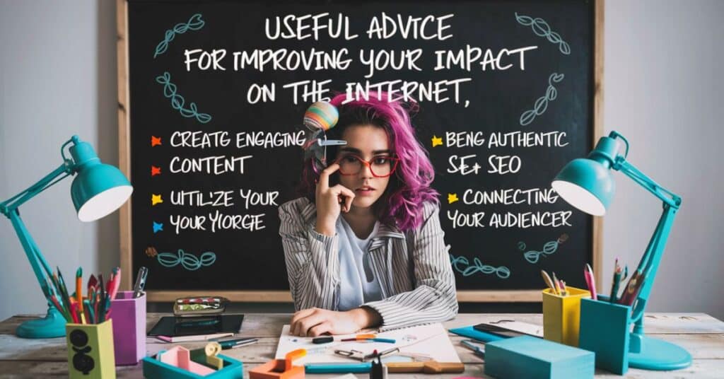 Useful advice for improving your impact on the internet